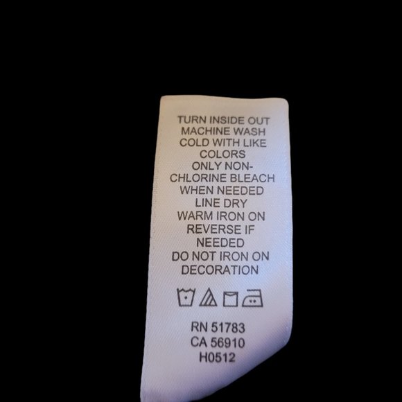 MAURICES ~ WOMEN'S PLUS SIZE 2 ~ BLACK SEMI-SHEER CUT-OUT BURNOUT SCREEN TEE TOP - Picture 6 of 6